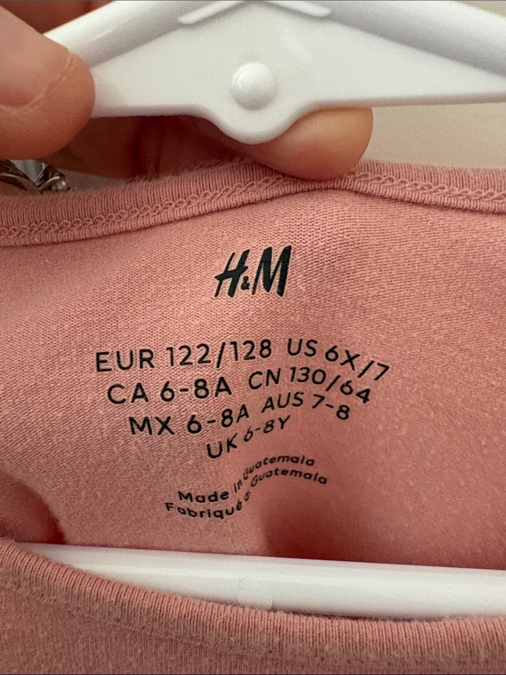H&M Pink Bunny Face Long-Sleeve Tee with Black Bow - Picture 2 of 5